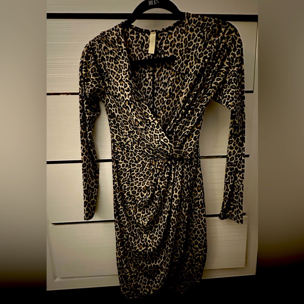 Leopard Longsleeve Dress